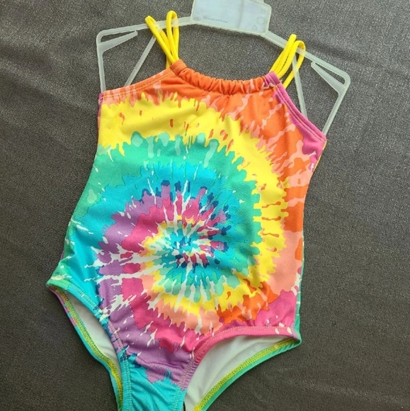 New 2 Swimsuit Girls Small 4/5 Bundle - Picture 2 of 4